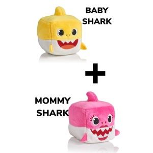 🦈🎵 BABY SHARK AND MOMMY SHARK- Official Cube Toy